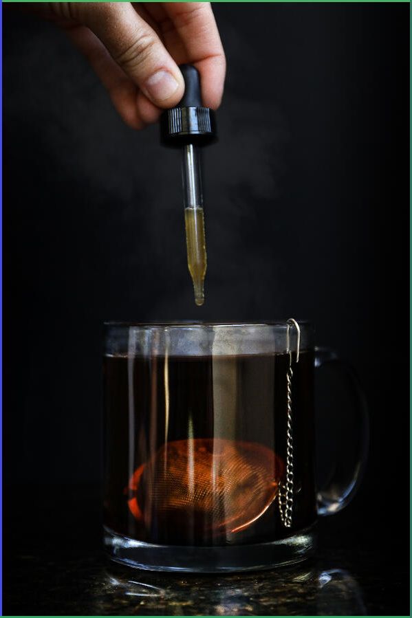 Yarrow flower tea