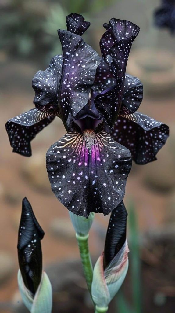 Black flowers